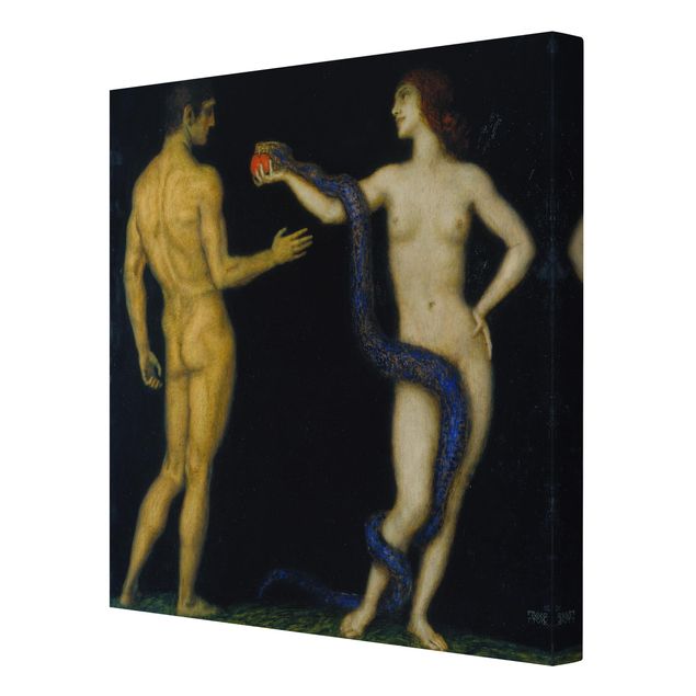 Tableaux nu Franz von Stuck - Adam et Eve