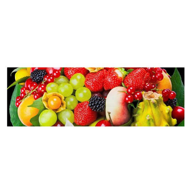 Tableaux sur toile avec légumes et fruit Panier de fruits