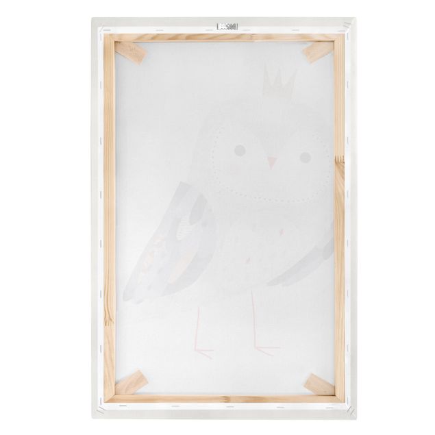 Impression sur toile - Crowned Owl Light