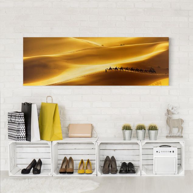 Tableaux sur toile avec dunes Dunes d'or