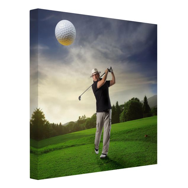 Tableau portraits Paradis du club de golf