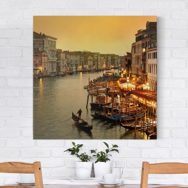 Déco mur cuisine Grand Canal de Venise