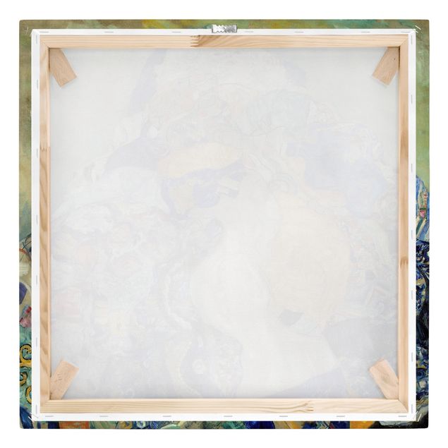Tableau deco bleu Gustav Klimt - Bébé (berceau)