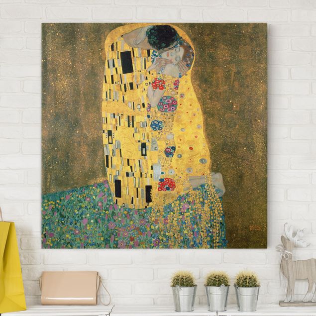Déco murale cuisine Gustav Klimt - Le baiser