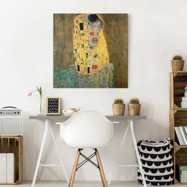 Tableau artistique Gustav Klimt - Le baiser