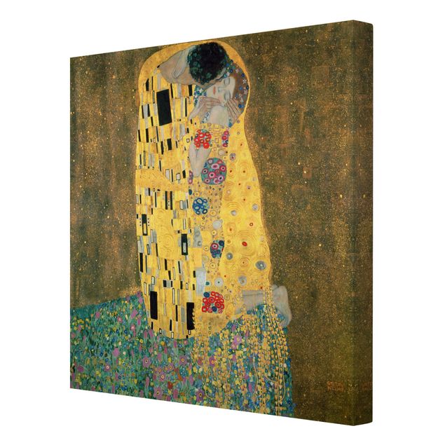 Tableau amour Gustav Klimt - Le baiser