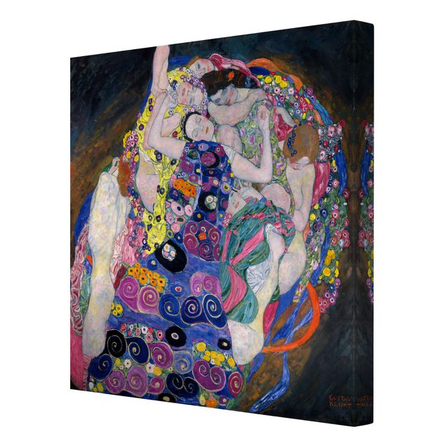 Tableau romantique amour Gustav Klimt - La Vierge