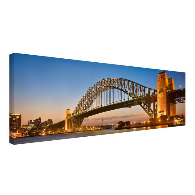 Tableau toile ville Pont du port de Sydney