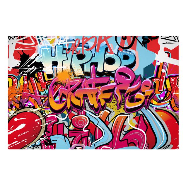Tableau multicolor Hip Hop Graffiti