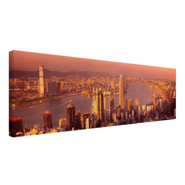Tableaux modernes Hong Kong Sunset