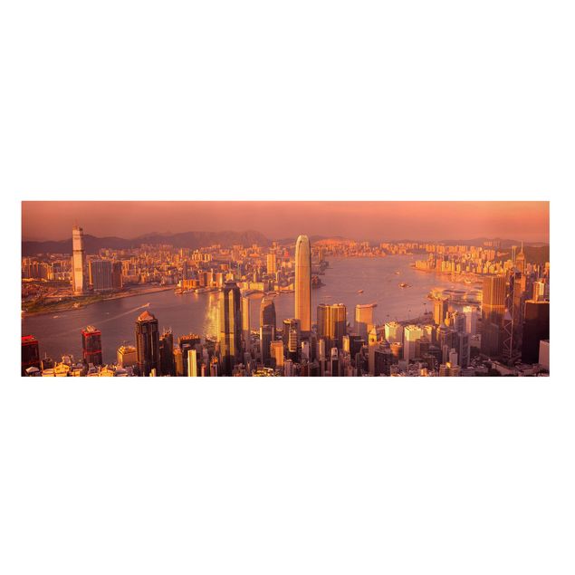 Tableau ville Hong Kong Sunset