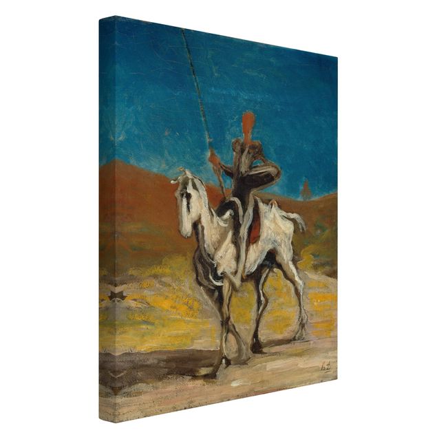 Toile chien Honoré Daumier - Don Quichotte