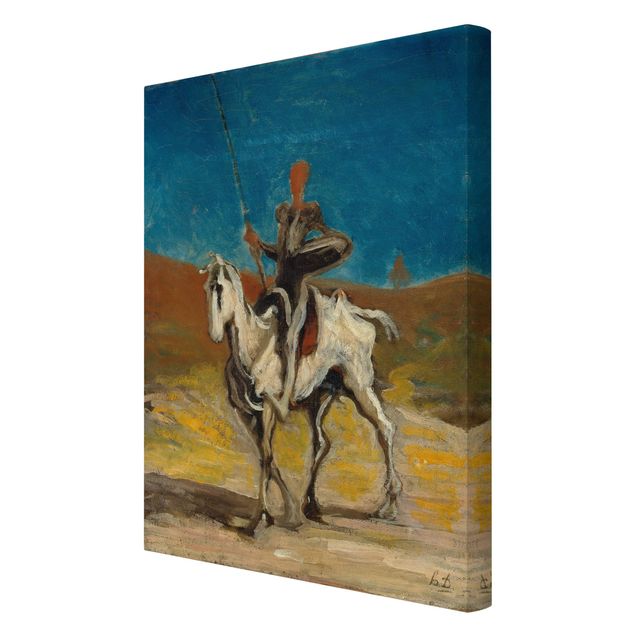 Tableaux portraits Honoré Daumier - Don Quichotte
