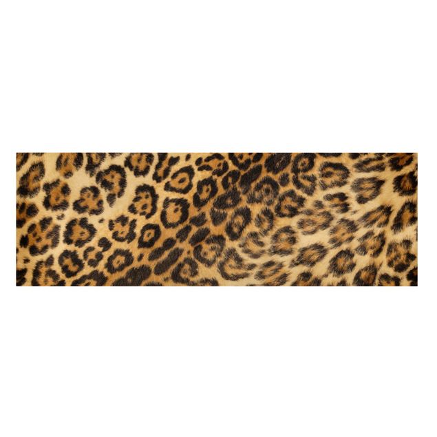 Tableau couleur jaune Peau de jaguar