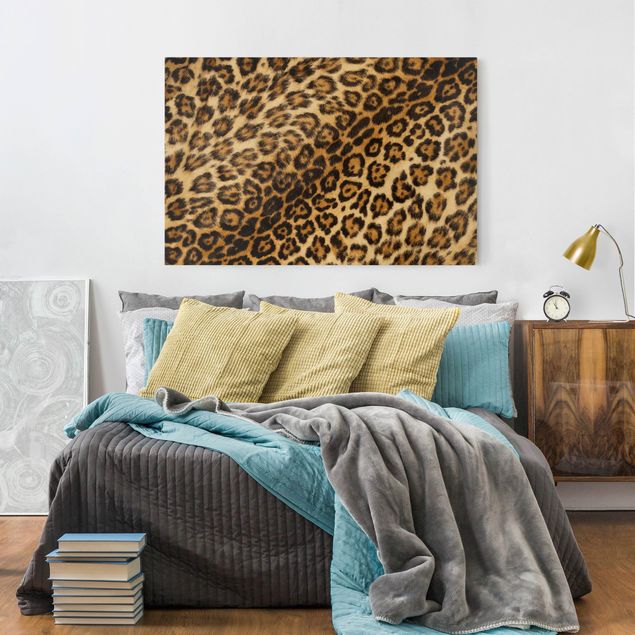 Tableaux sur toile avec dessins Peau de jaguar