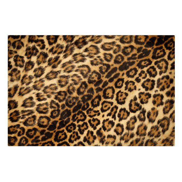 Tableau couleur jaune Peau de jaguar