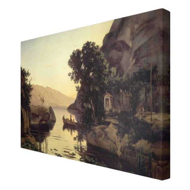 Tableaux modernes Jean-Baptiste Camille Corot - Paysage près de Riva au lac de Garde
