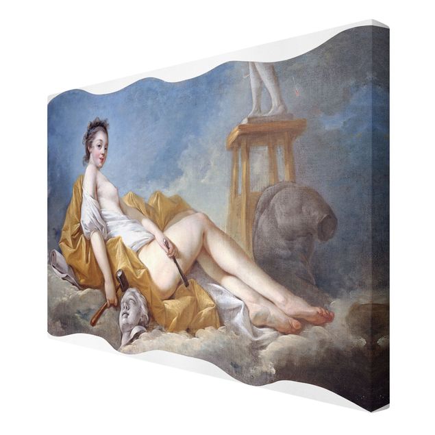 Tableau décoration Jean Honoré Fragonard - Personnification de la littérature