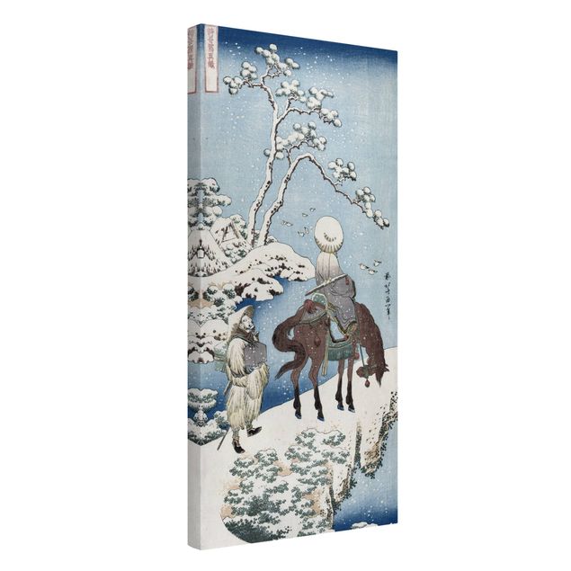 Toile chevaux Katsushika Hokusai - Le poète chinois Su Dongpo