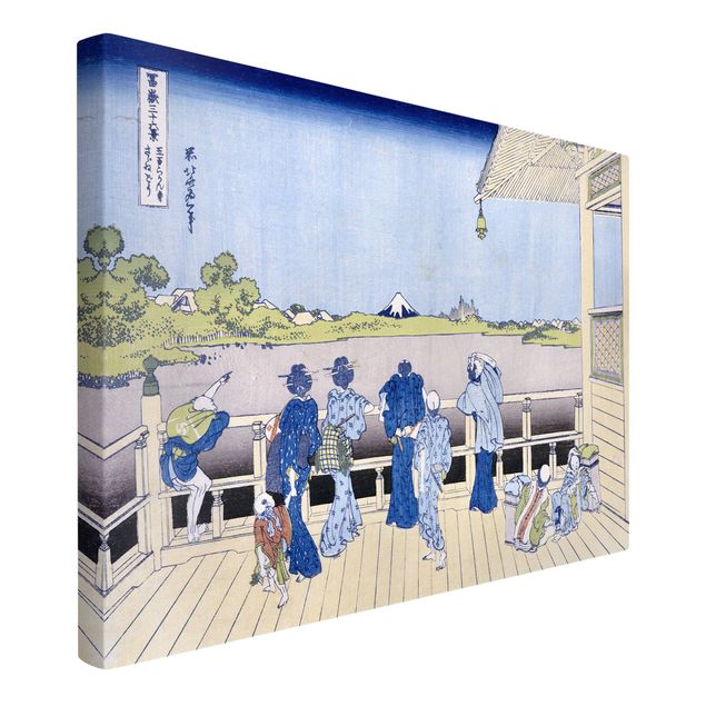 Tableaux Artistiques Katsushika Hokusai - La salle Sazai du temple Rakanji