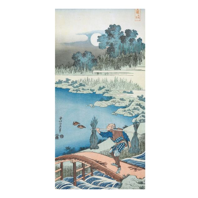 Tableau nature Katsushika Hokusai - Porteurs de riz (Tokusagari)