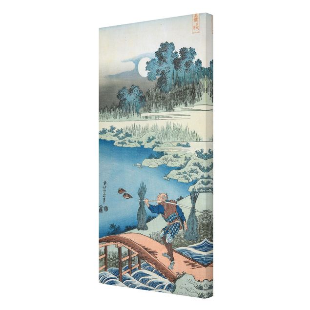 Tableaux reproduction Katsushika Hokusai - Porteurs de riz (Tokusagari)
