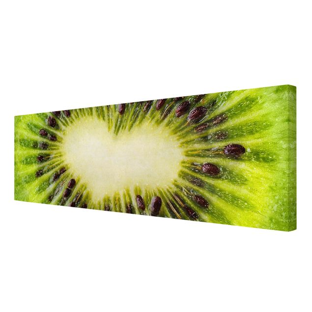 Tableaux verts cœur de kiwi
