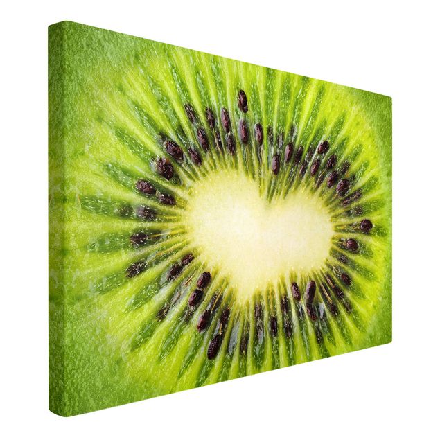 Tableaux fruits cœur de kiwi