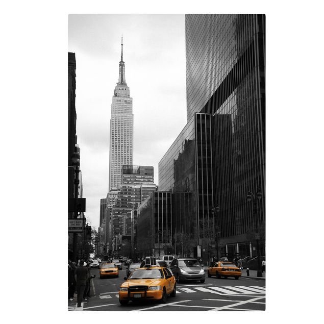 Tableaux sur toile en noir et blanc NYC classique