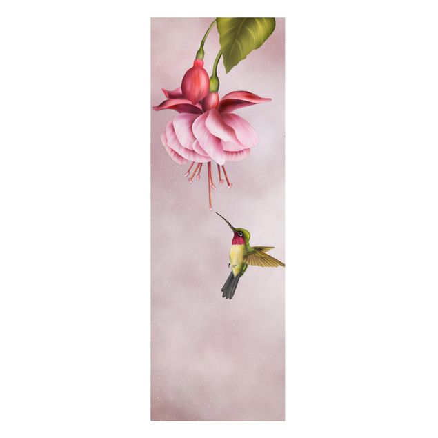 tableaux floraux Colibri Lineart