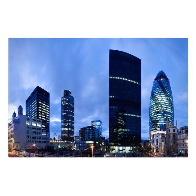 Tableau de ville London Financial District