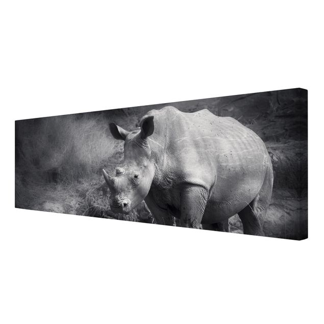 Tableau décoration Rhinocéros solitaire