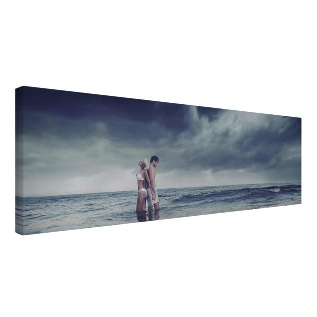 Tableau bord de mer Lovers And The Sea