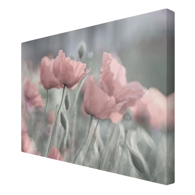 Tableau floral mural Coquelicot pittoresque