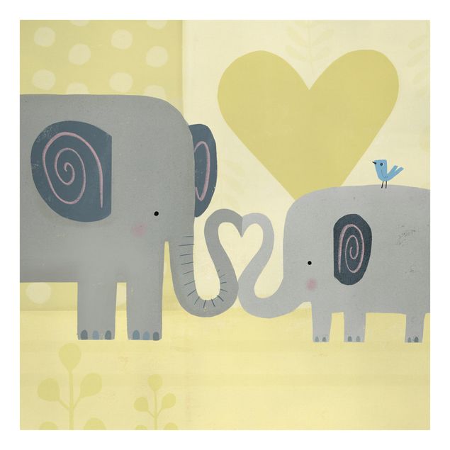Cadre animaux Maman et moi - Éléphants