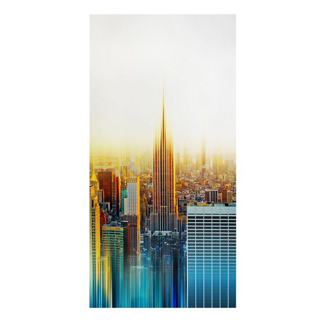 Tableau moderne Abstrait de Manhattan
