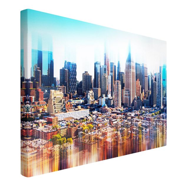 Tableaux modernes Manhattan Skyline Urban Stretch