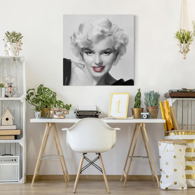 Tableaux modernes Marilyn sur le canapé