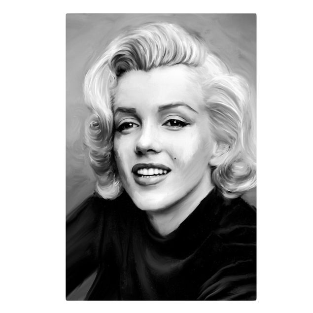 Tableau gris Marilyn en privé