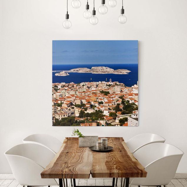 Tableau toile italie Marseille