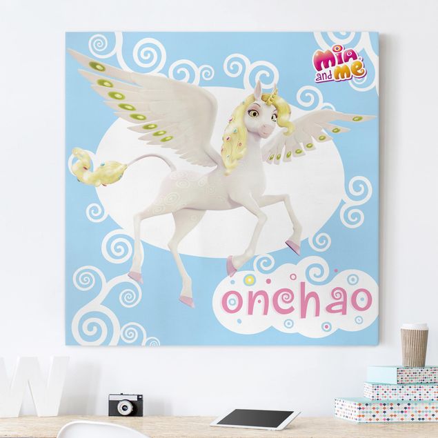 Tableaux moderne Mia and me - Licorne Onchao