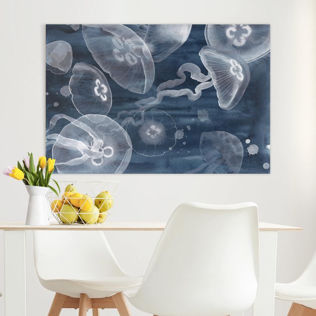 Tableaux modernes Moon Jellyfish I