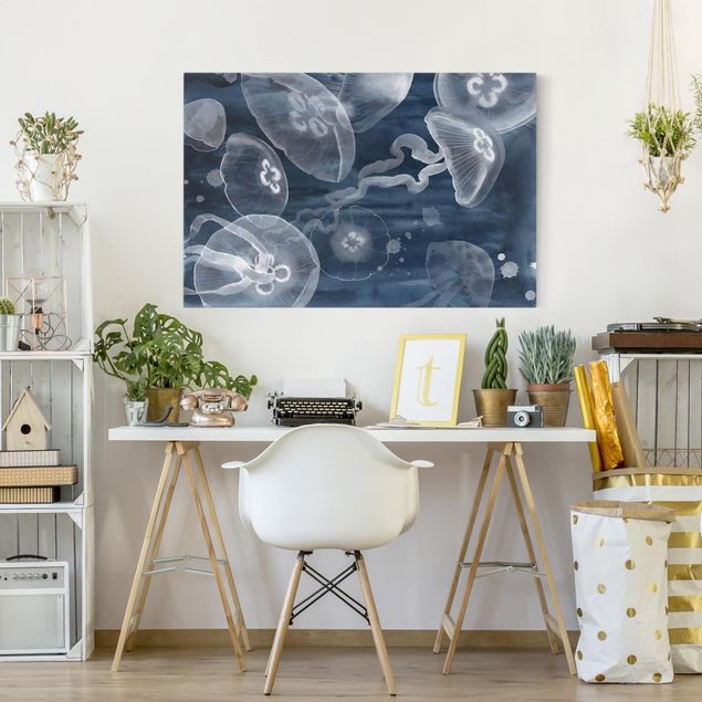 Tableaux animaux Moon Jellyfish I