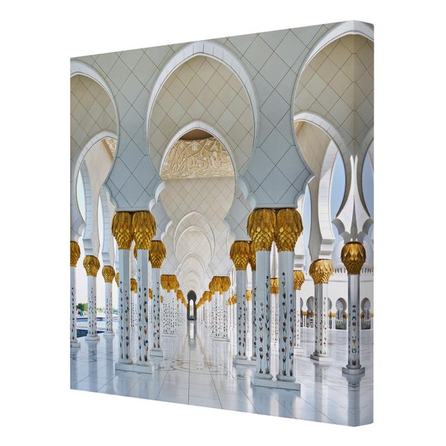 Toile murale Mosquée à Abu Dhabi