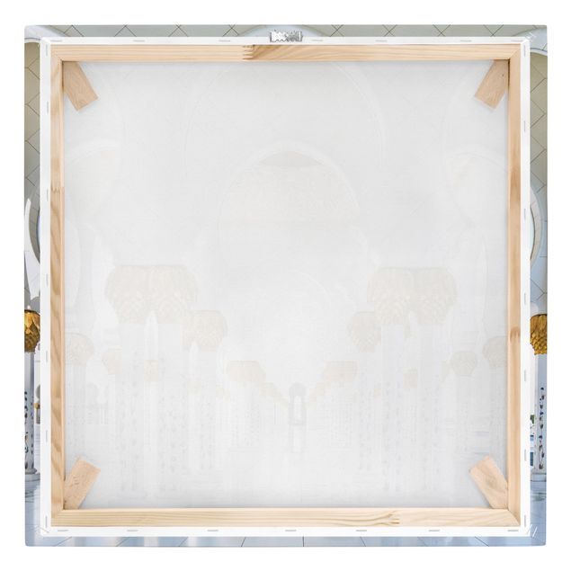 Impression sur toile - Mosque In Abu Dhabi