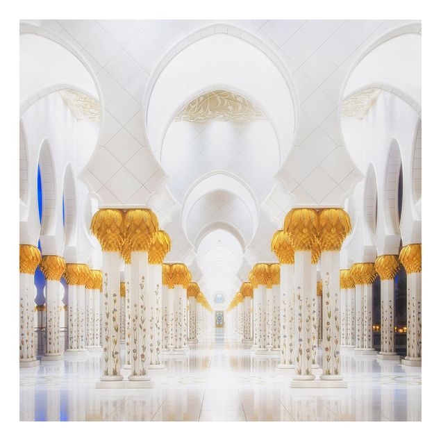 Tableau décoration Mosquée en or