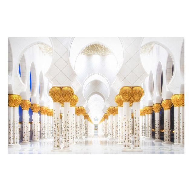 Tableau décoration Mosquée en or