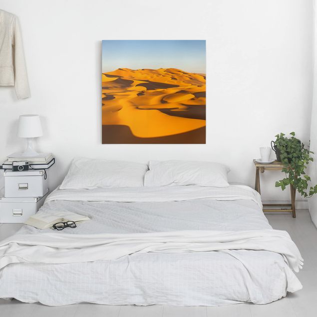 Tableaux sur toile avec dunes Désert de Murzuq en Libye