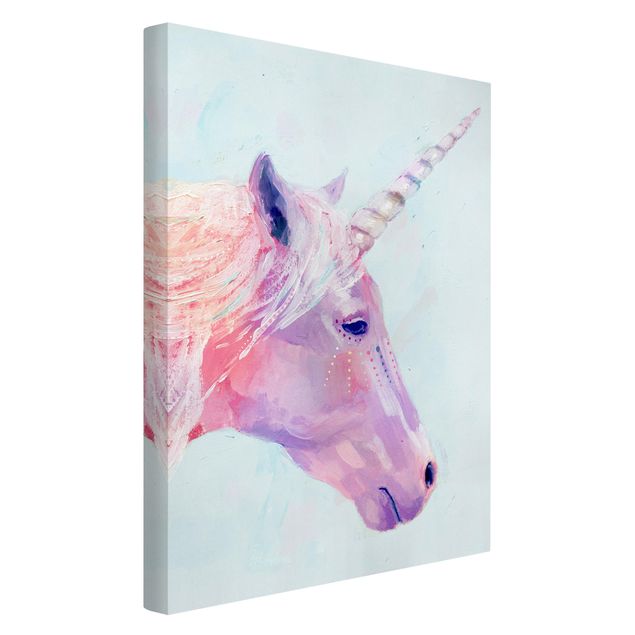 Toile imprimée animaux Mystic Unicorn I