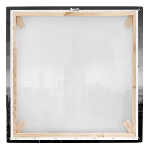 Tableaux sur toile en noir et blanc Vue de New York Rockefeller
